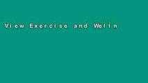 View Exercise and Wellness for Older Adults Ebook