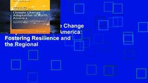 Favorit Book  Climate Change Adaptation in North America: Fostering Resilience and the Regional