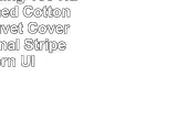 Uozzi Bedding 100 Natural Washed Cotton 3 Piece Duvet Cover Set Diagonal Stripe Pattern