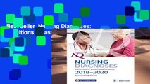 Best seller  Nursing Diagnoses: Definitions   Classification 2018-2020  E-book