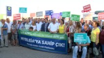 Bursa - Antik Kent Üzerindeki Avm İçin İmar Barışı Başvurusu Protesto Edildi