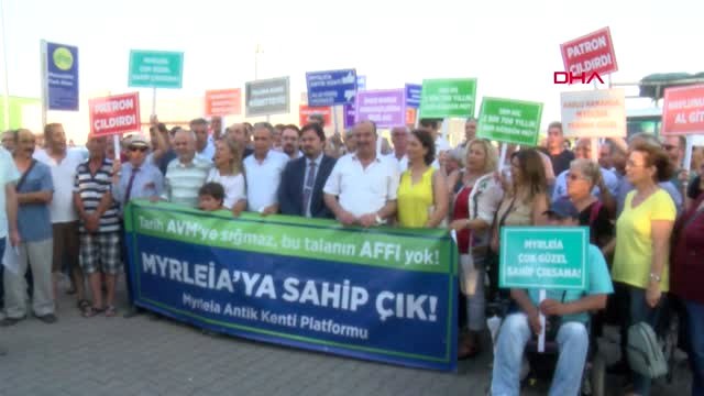 Bursa - Antik Kent Üzerindeki Avm İçin 'İmar Barışı' Başvurusu Protesto Edildi