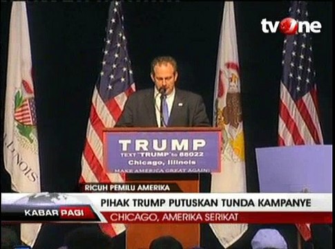 Kampanye Donald Trump Berlangsung Ricuh