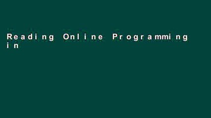 Reading Online Programming in Ada 2005 with CD (International Computer Science Series) any format
