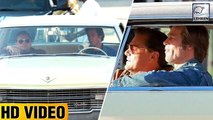Leonardo DiCaprio & Brad Pitt Shoot For Once Upon A Time In Hollywood | Quentin Tarantino