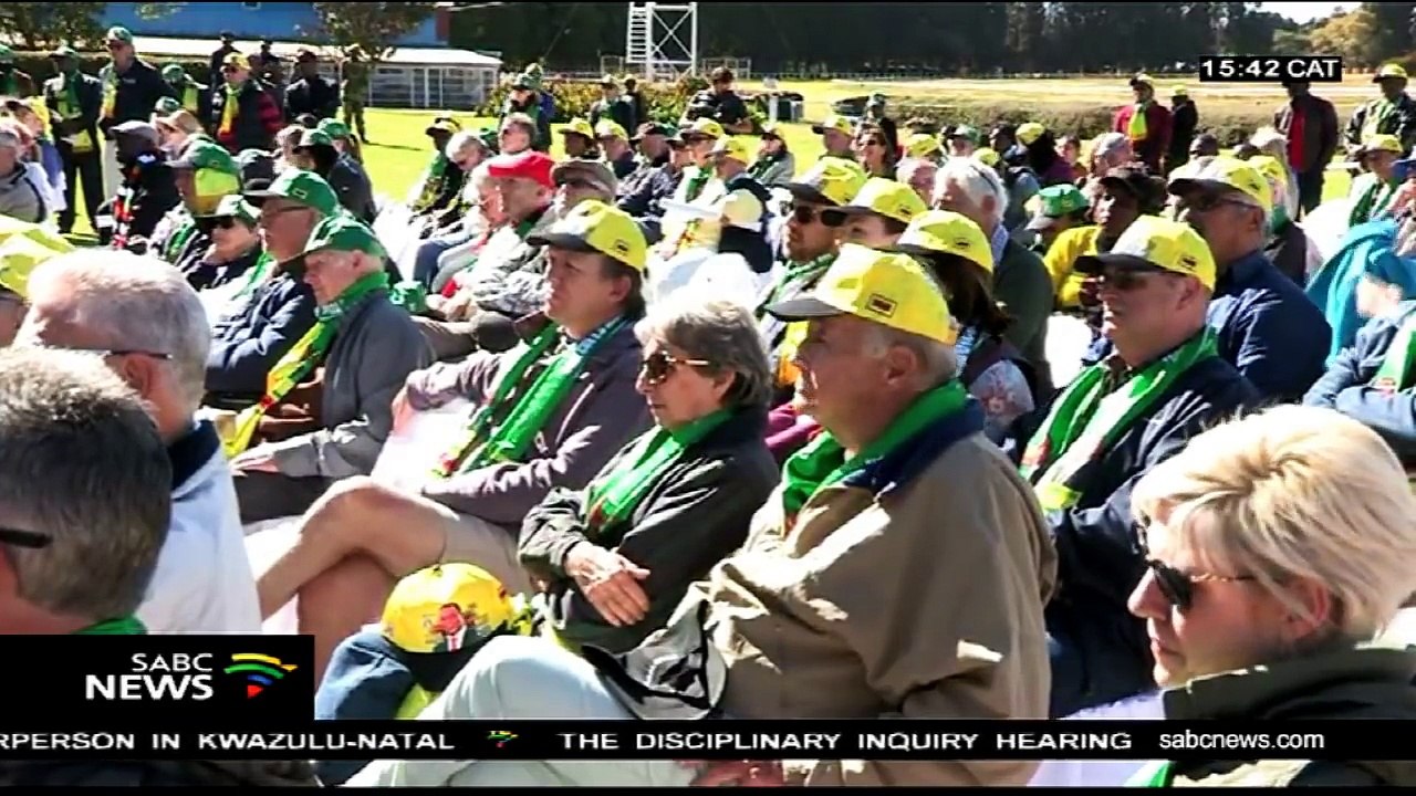 Mnangagwa addresses white residents rally in Zimbabwe