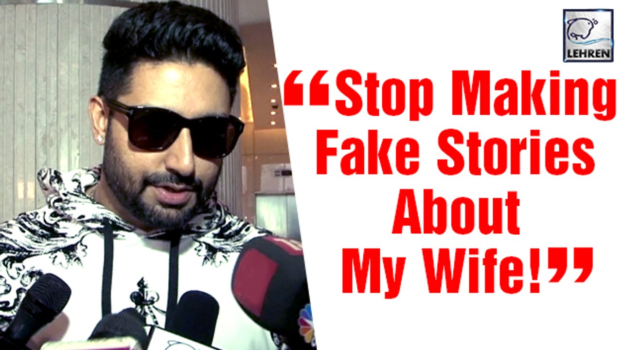 Abhishek Bachchan BLASTS At Media For Making Fake Stories About Wife Aishwarya