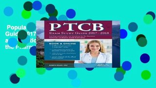 Popular  PTCB Exam Study Guide 2017-2018: Test Prep and Practice Test Questions for the Pharmacy