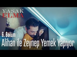 Alihan ile Zeynep yemek yapıyor - Yasak Elma 6. Bölüm