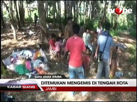 Belasan Suku Anak Rimba Ditemukan Terlantar di Tepi Jalan