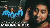 Thanaha Malayalam Movie |  Mele Shoonyagasham Making Video | Vineeth Sreenivasan