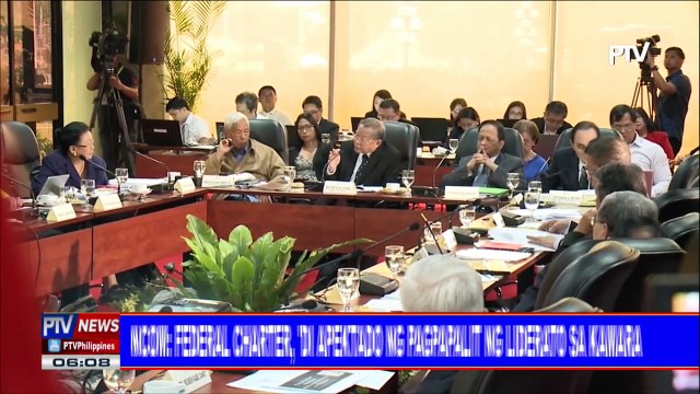 #PTVNEWS | ConCom: Federal charter, 'di apektado ng pagpapalit ng liderato sa Kamara