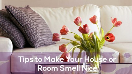 Tips to make your home smell nice