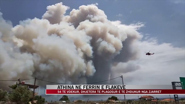 Tmerr nga zjarret në Greqi, dyshohet se mes viktimave ka dhe shqiptarë - News, Lajme - Vizion Plus