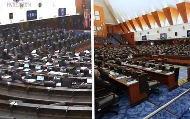 Download Video: Parliament halted temporarily because not enough MPs present