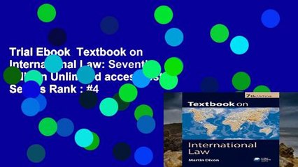 Trial Ebook  Textbook on International Law: Seventh Edition Unlimited acces Best Sellers Rank : #4
