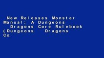 New Releases Monster Manual: A Dungeons   Dragons Core Rulebook (Dungeons   Dragons Core