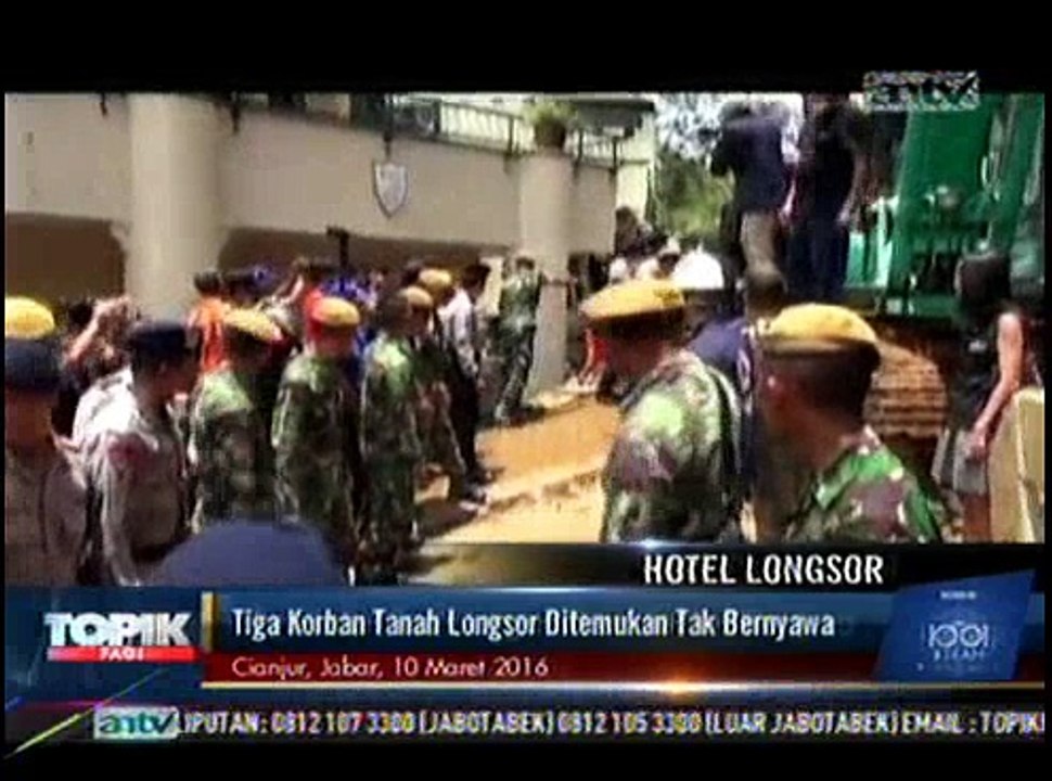 Korban Longsor Hotel di Cianjur Bertambah 3 Orang