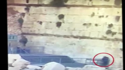 Muro das Lamentações - Pedra de 100 kg cai