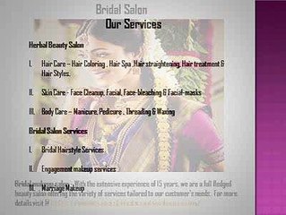 Best Bridal Makeup Salon in Chennai