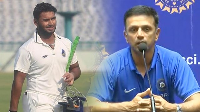 ரிஷப் பந்த் டெஸ்ட் போட்டியில் சிறப்பாக விளையாடுவார் : டிராவிட் நம்பிக்கை- வீடியோ