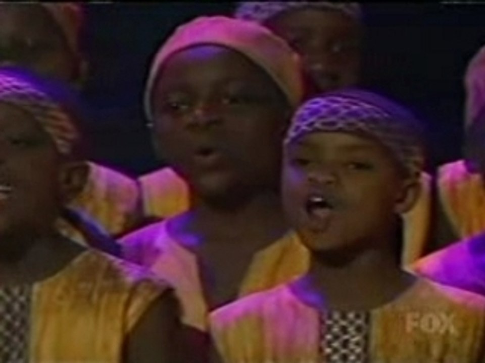Josh Grobin and African childrens choir