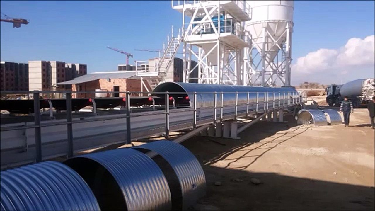 ins makina 180 m3 saat sabit beton santrali   concrete batching plants   centrales a beton