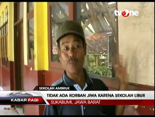 Ruang Kelas Sekolah Dasar Negeri di Sukabumi Ambruk