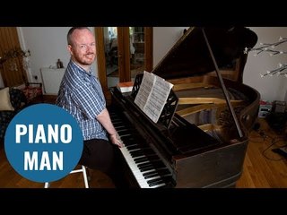 Man born without elbows defies all odds by learning to play the piano