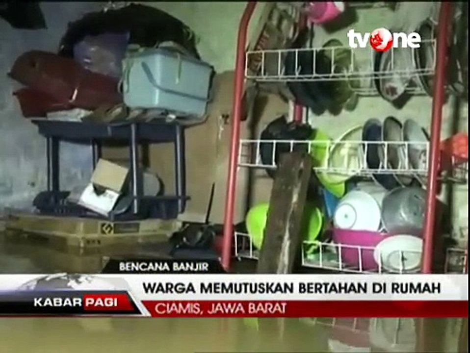 Dua Desa di Ciamis Terendam Banjir Akibat Tanggul Jebol