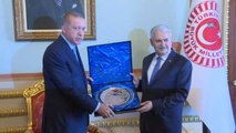 Cumhurbaşkanı Erdoğan TBMM Başkanı Yıldırım'ı Ziyaret Etti