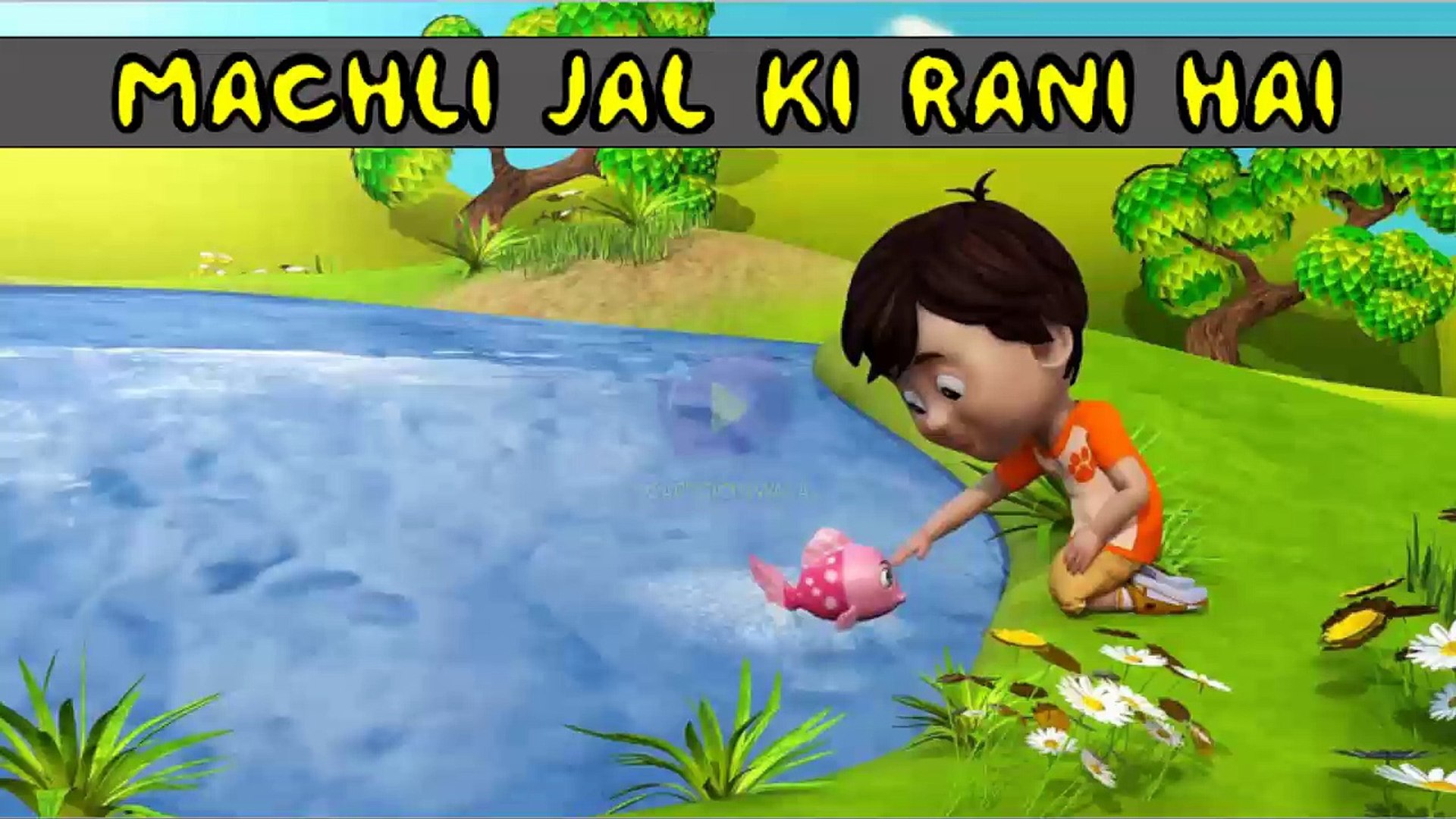 Machli Jal Ki Rani hai Nursery Rhymes for Kids - Urdu Hindi Poems for Kids  - CartoonWala - video Dailymotion