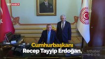 Cumhurbaşkanı Erdoğan TBMM Başkanı Binali Yıldırım'ı ziyaret etti