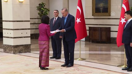 Cumhurbaşkanı Erdoğan, Tayland Büyükelçisi Ekarohit'i kabul etti - ANKARA