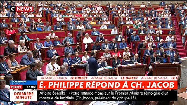 Affaire Benalla: Revoir l'intégralité de la réponse du Premier Ministre, mal à l'aise, à l'Assemblée Nationale