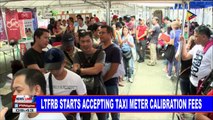 NEWS: LTFRB starts accepting taxi meter calibration fees