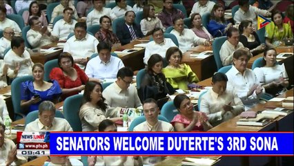 NEWS: Senators welcome Duterte's 3rd SONA #DuterteSONA2018 #TatakNgPagbabago
