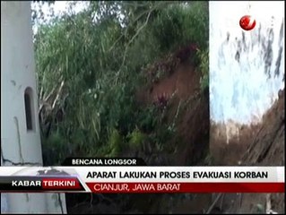 Longsor di Cipanas, 3 Korban Terjepit Reruntuhan