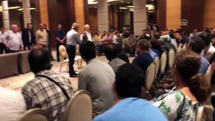 Belediye Başkanı Demircan çöken bina sakinleri ile bir araya geldi - İSTANBUL