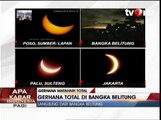 Detik-detik Gerhana Matahari Total di Bangka Belitung