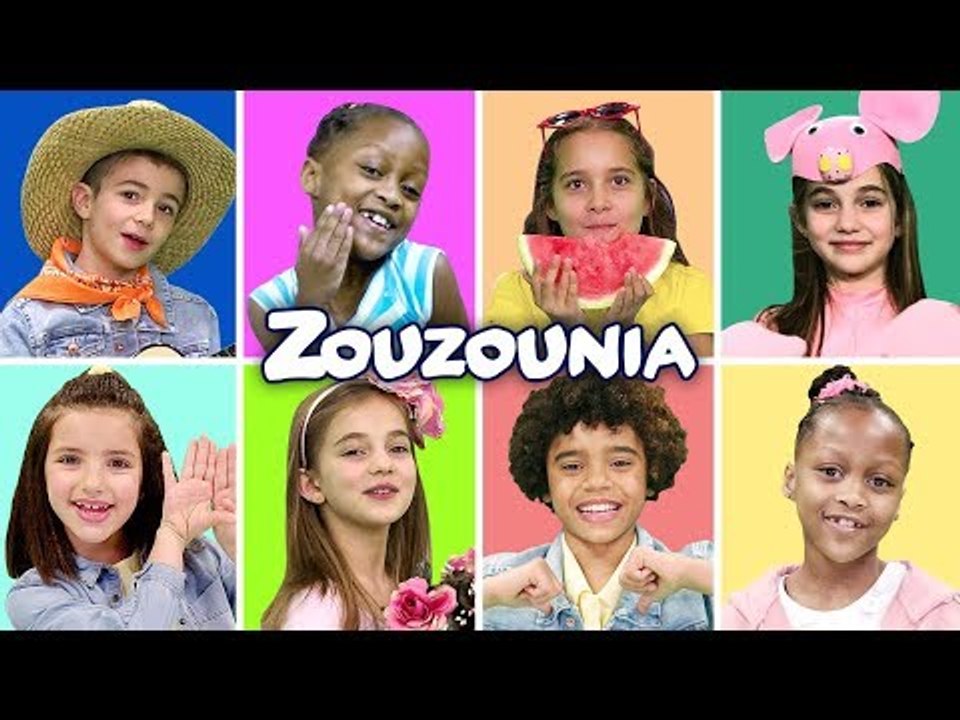 Kids Singing for Kids #3  Νursery Rhymes & Baby Songs by #ZouzouniaTV