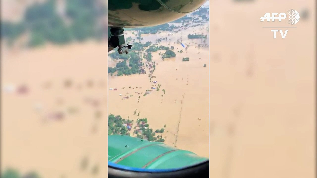 Effondrement d'un barrage au Laos: des centaines de disparus