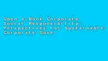 Open e-Book Corporate Social Responsibility: Perspectives for Sustainable Corporate Governance Full