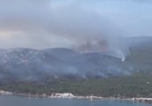 Aerial Footage Shows Wildfires Across Greek Peninsula Of Attica