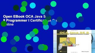 Open EBook OCA Java SE 8 Programmer I Certification Guide online