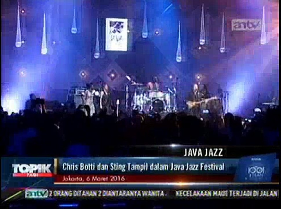 Chris Botti dan Sting Tampil Memukau di Java Jazz 2016