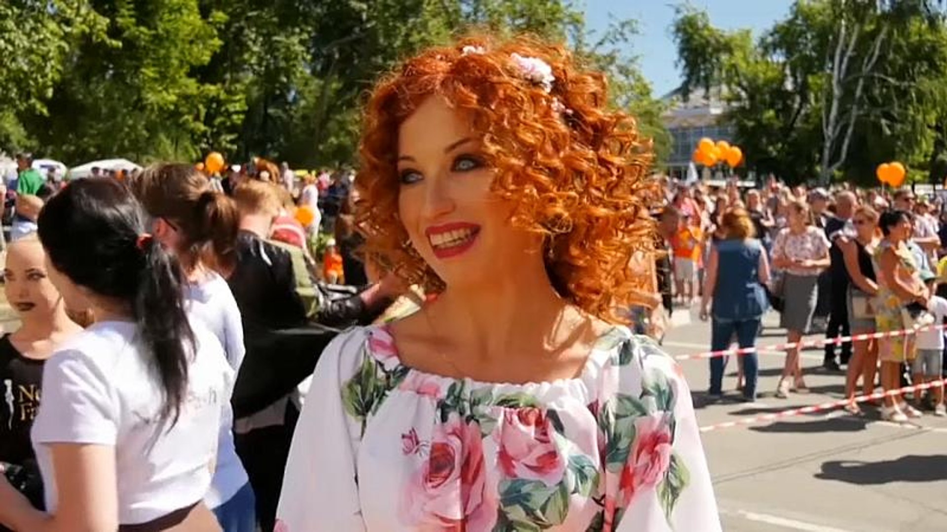 ⁣Rusya'da kızıl saçlılara özel festival