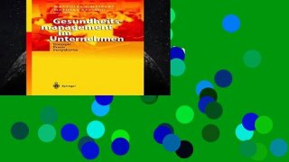 View Gesundheitsmanagement im Unternehmen: Konzepte - Praxis - Perspektiven (German Edition) online