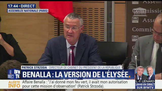 Sanction contre Alexandre Benalla: C'est moi qui ai proposé quinze jours , affirme le directeur de cabinet du Président