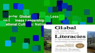 Popular  Global Literacies: Lessons on Business Leadership and National Cultures: National